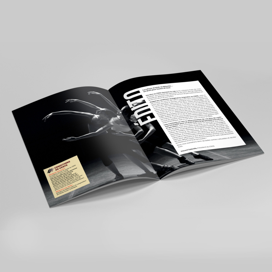 CDOS catalogue hélène laforêt graphiste