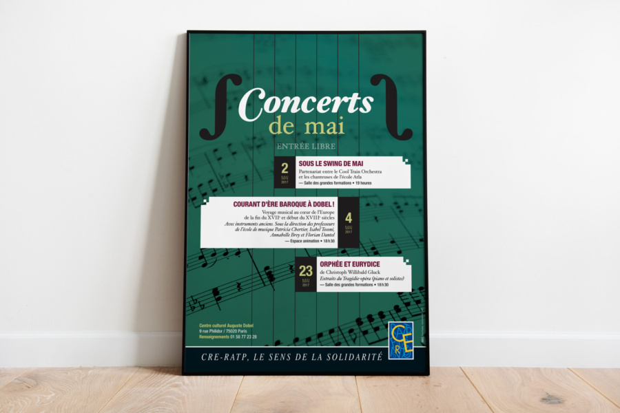 CRE RATP programme hélène laforêt graphiste