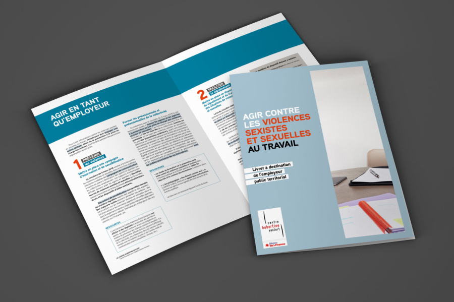 centre hubertine auclert flyer hélène laforêt graphiste