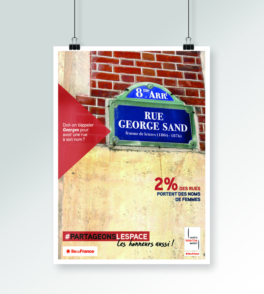 centre hubertine auclert poster hélène laforêt graphiste