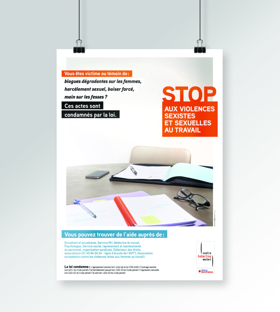 centre hubertine auclert poster hélène laforêt graphiste