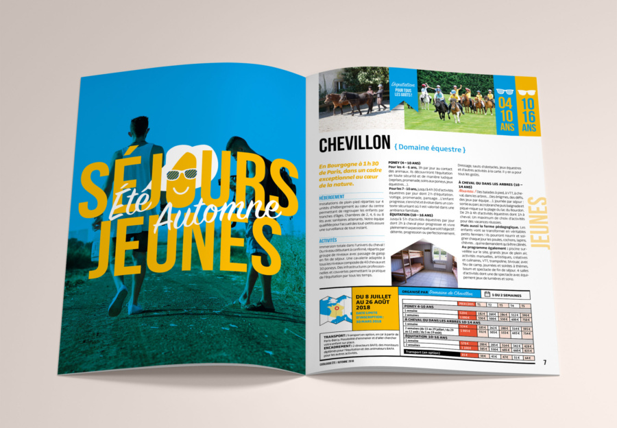 CDOS catalogue hélène laforêt graphiste