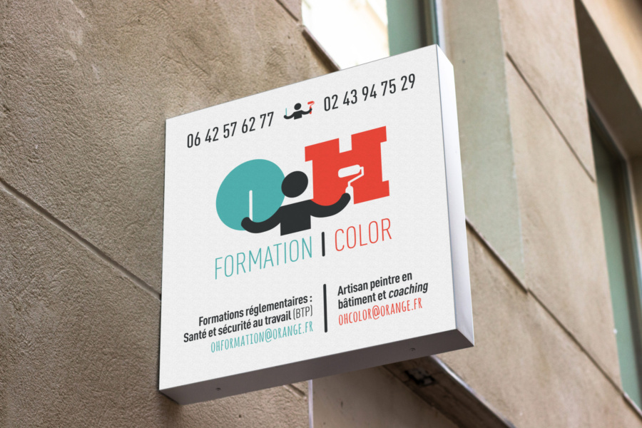oh color logotype helene laforet graphiste