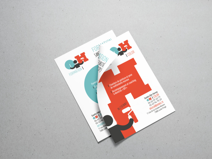 oh color logotype helene laforet graphiste