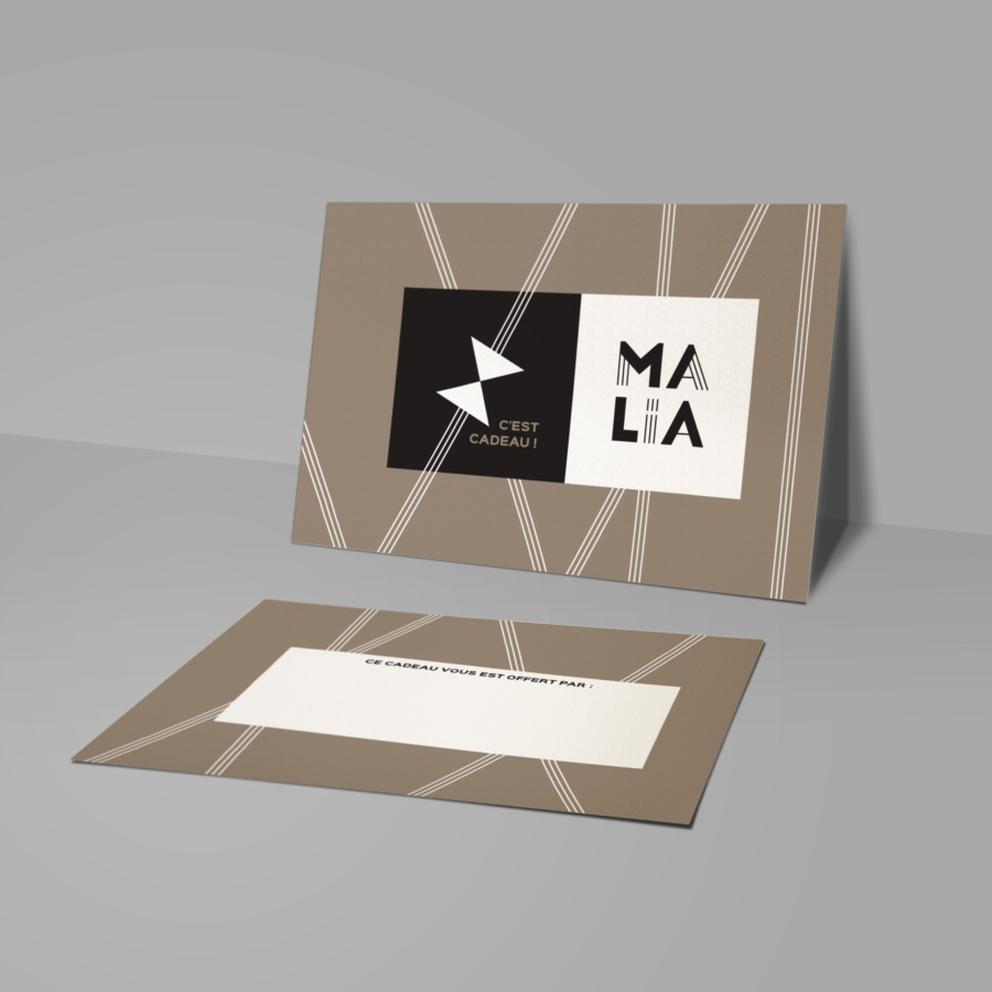 malia carte cadeau hélène laforêt graphiste