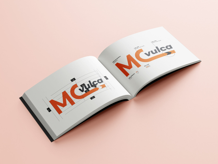 helene laforet graphiste le mans logotype mc vulca