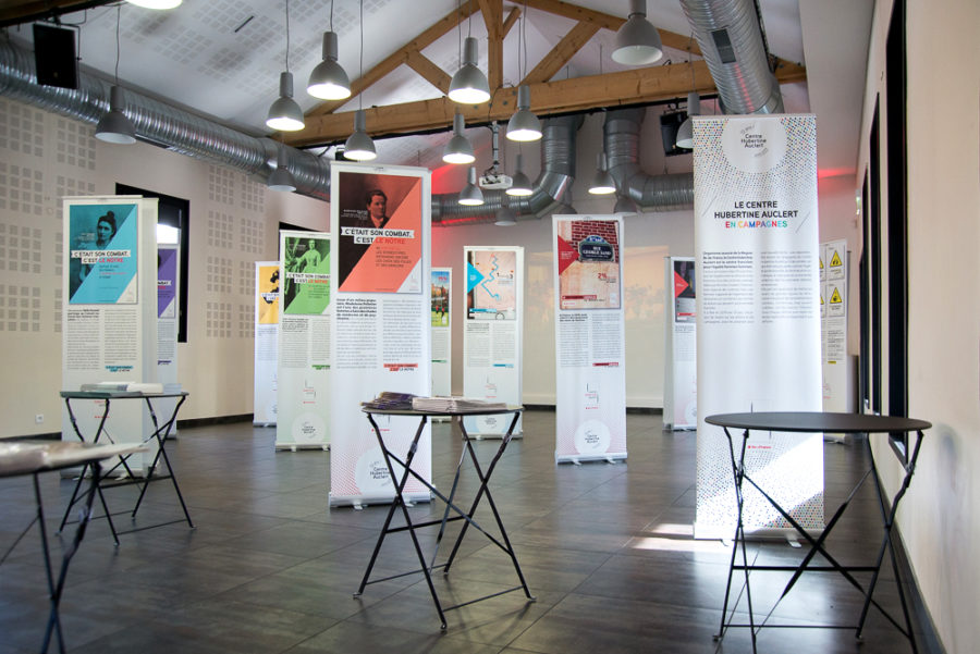 centre hubertine auclert exposition hélène laforêt graphiste