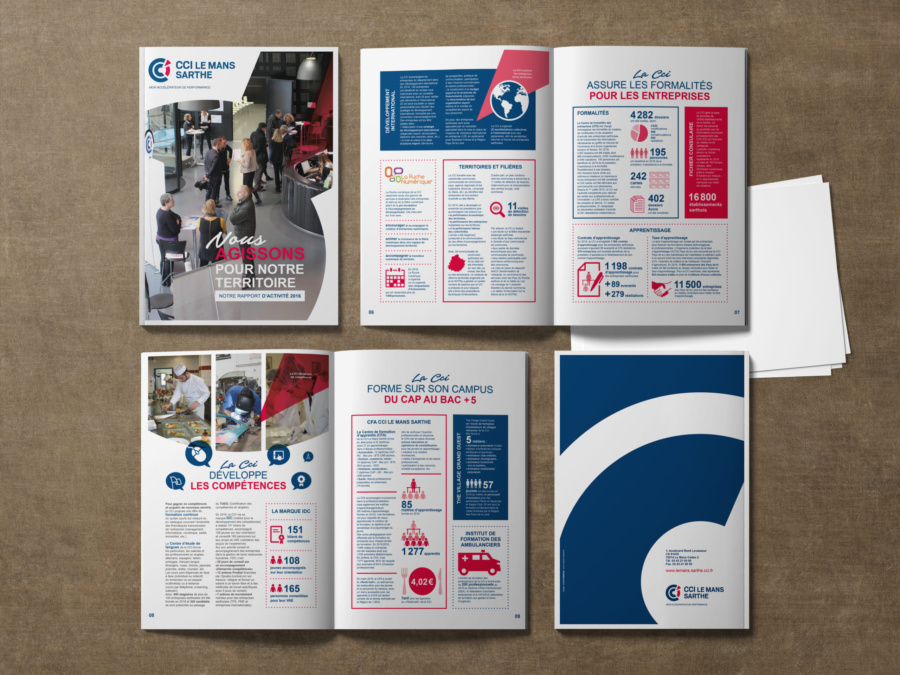 helene laforet graphiste le mans rapport activités cci le mans sarthe