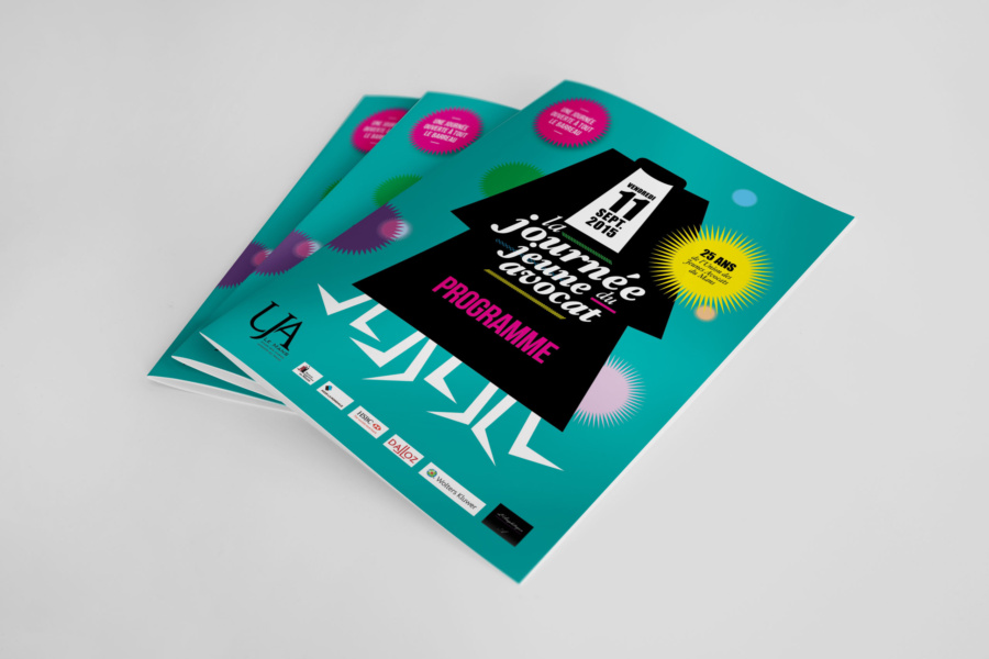 helene laforet graphiste le mans affiche programme union jeunes avocats du mans